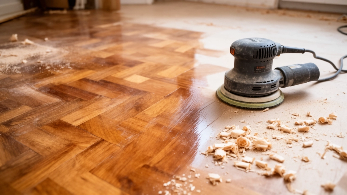 cyklinowanie parkietu domowym sposobem