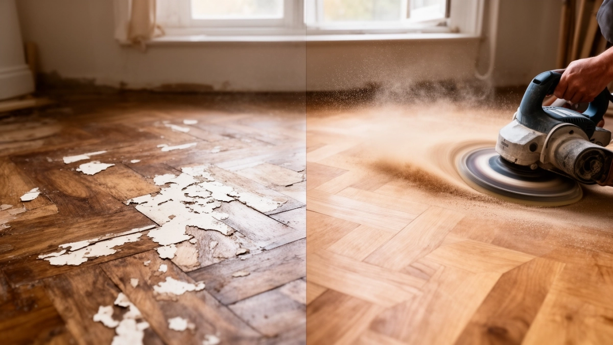 Cyklinowanie parkietu samemu