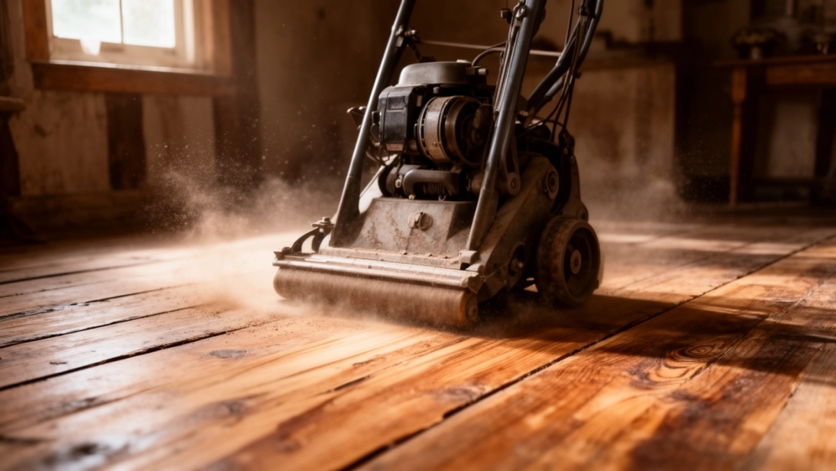 Cyklinowanie podłogi z desek