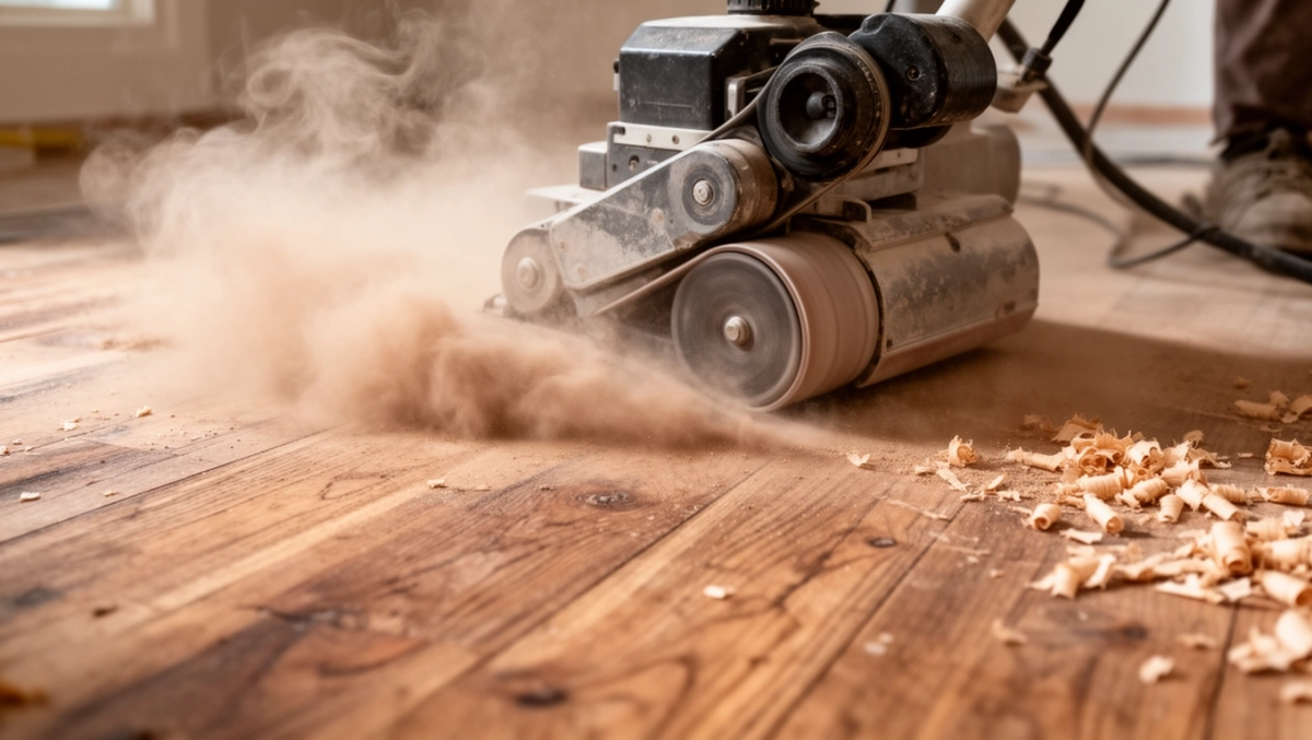 Czy przy cyklinowaniu się kurzy