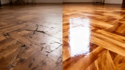 Cyklinowanie i lakierowanie parkietu