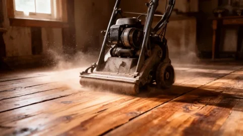 Cyklinowanie podłogi z desek