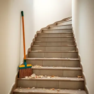 Sprzątanie Klatki Schodowej Podczas Remontu